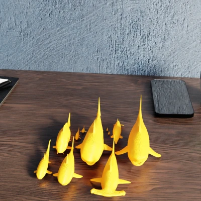 Gói Khổng Lồ Cá & Sinh Vật Biển – Mô Hình 3D In Được