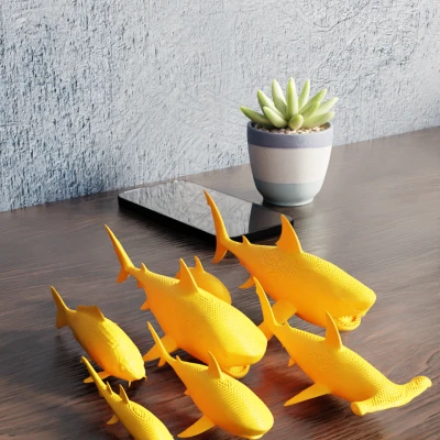 Gói Khổng Lồ Cá & Sinh Vật Biển – Mô Hình 3D In Được