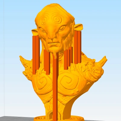 Tượng bán thân thần Faun - Mê cung của Pan