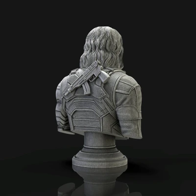 Bức Tượng Winter Soldier (Phiên Bản Che Mặt)