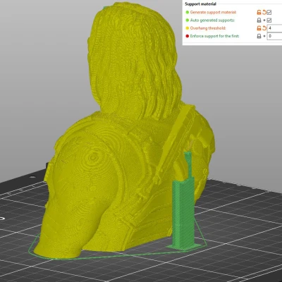 Bức Tượng Winter Soldier (Phiên Bản Che Mặt)