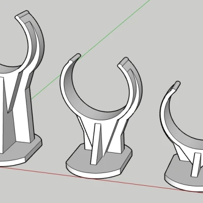 Kẹp chân đế IKEA Metod Förbättra cho tấm che, có tùy chọn độ dài