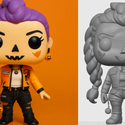 Mô Hình Funko Halloween Rumi Thợ Săn Quỷ K-Pop