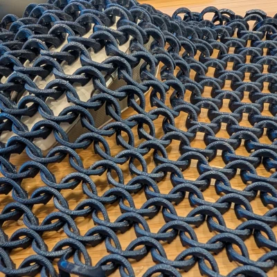 Vải Giáp Xích Dễ In