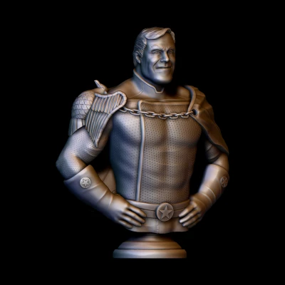 Tượng bán thân Homelander (Phiên bản Comic)