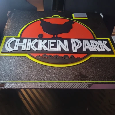 Công viên Gà "Chicken Park" có móc treo