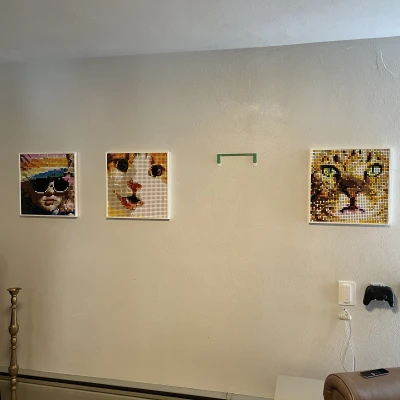 Giá treo tường tương thích LEGO mosaic