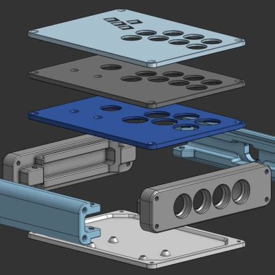 CUB - Gậy Arcade Nhỏ Gọn (Bán Modun)