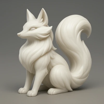 Tượng Cáo "Foxie" Trang Trí Bàn Làm Việc