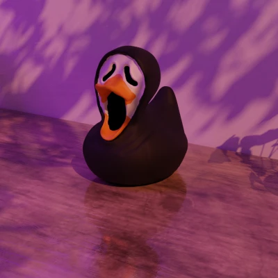 Vịt cao su la hét cho Halloween