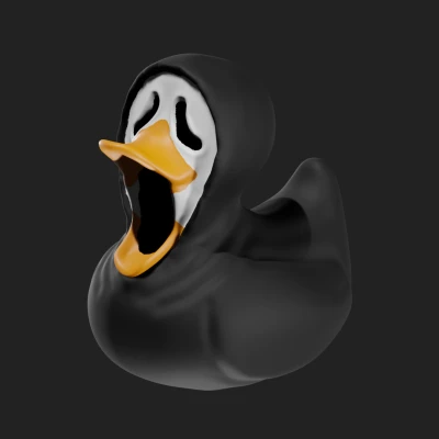 Vịt cao su la hét cho Halloween