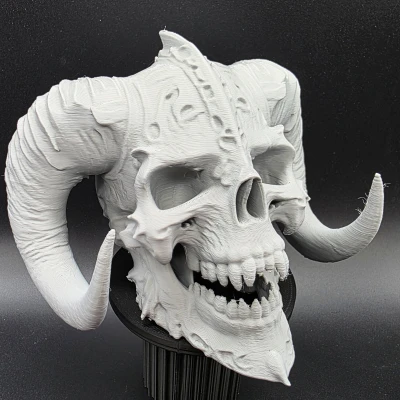 Đầu Lâu Ác Quỷ Sừng Lớn Tàn Nhẫn