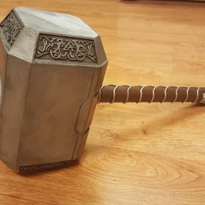 Mjolnir, Búa Thor - Mô hình in 3D