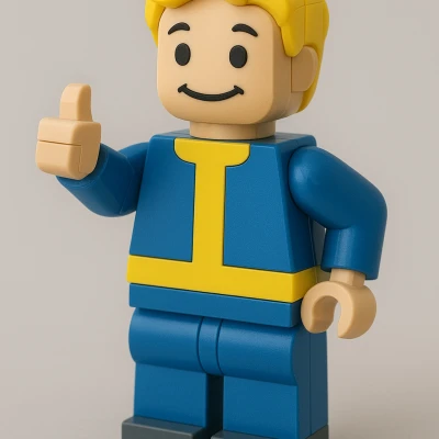 Mô hình Lego Vault Boy - Saga Fallout