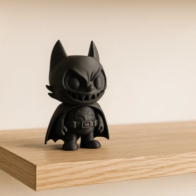 Batman labubu Phong Cách Hiệp Sĩ Bóng Đêm - Mô Hình