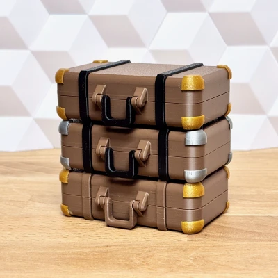 Hộp Vali Cổ Điển (Hộp Đựng Vintage Nhỏ Gọn)