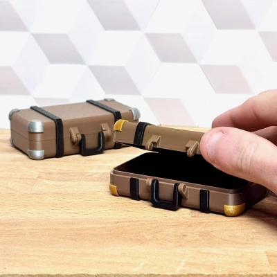 Hộp Vali Cổ Điển (Hộp Đựng Vintage Nhỏ Gọn)