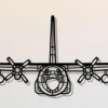 Trang Trí Tường C-130H Hercules Mặt Trước - Thumbnail 1