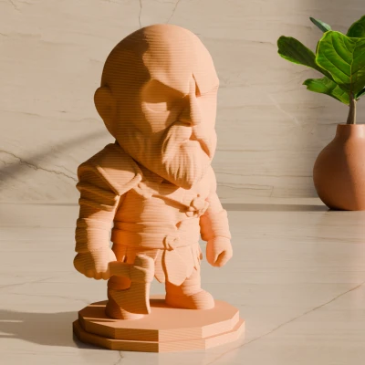 Tượng Kratos Thần Chiến Tranh Dễ Thương