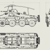 Mô Hình Xe Bọc Thép Sd.Kfz. 232 8 Bánh Lái - Thumbnail 4