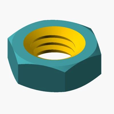 Trọn bộ Đai ốc Phẳng Chuẩn Mét Chính Xác từ M2 đến M64