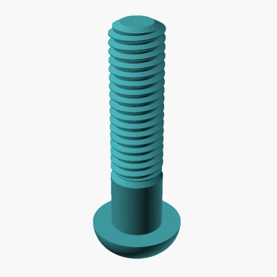 Hàng trăm Ốc Vít Vòm Metric V2 Từ M2 Đến M64 (Dễ In)