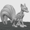 Mô hình bộ xương Vulpix/Ninetales/Kurama (Pokemon) - Thumbnail 2