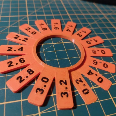 LayerThicknessVisualizer - Bản Làm Lại: Dễ In và Tô Màu