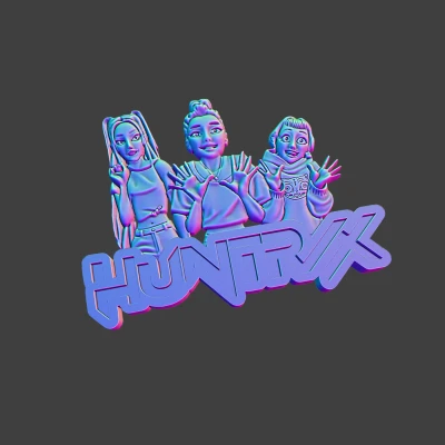 Huntrix hi fans cảnh từ kpop demon hunters
