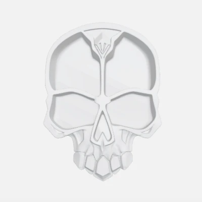 Ống Đựng Bàn Hình Đầu Lâu - Hộp Đựng Phong Cách Gothic