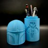 Hộp Bút Viết Vỏ Mũ Mandalorian Vẽ Đầu Lâu Mythosaur - Thumbnail 1