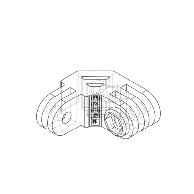 Adapter GoPro 90 độ móc khóa