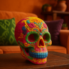 Đầu Lâu Đường Nhiều Màu – Calavera Trang Trí Cho Día de los Muertos - Thumbnail 1