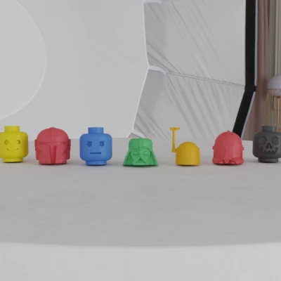 Nắp Van Xe Đạp Brick Galaxy (Cảm Hứng Star Wars)