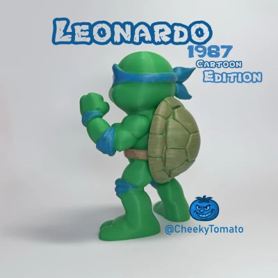 Leonardo - Mô hình để bàn TMNT 1987 DeskBuddy