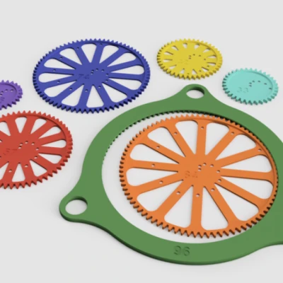 Bộ Spirograph Đơn Giản