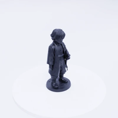 Zenitsu Agatsuma - Mô hình Tư thế Đứng Quyết Tâm