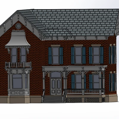 Mô hình nhà Victorian Tỷ lệ HO