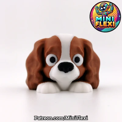 Mô Hình Chó King Charles Spaniel Mini Flexi Nhỏ