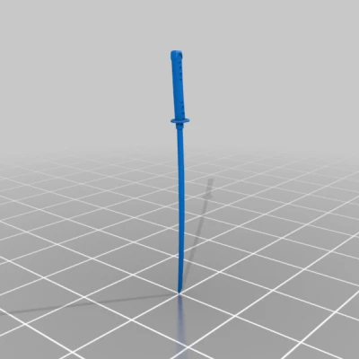 Mô Hình Thanh Katana Của Tanjiro Kamado Trong Demon Slayer