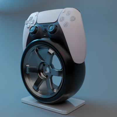 Giá Đỡ Tay Cầm PS5 Kiểu Mâm Xe JDM