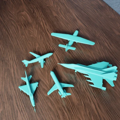 Bộ Sưu Tập Mô Hình Máy Bay Low Poly V1