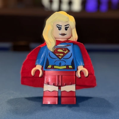 Mô hình Supergirl Brick MegaFigure Tỷ lệ 5:1