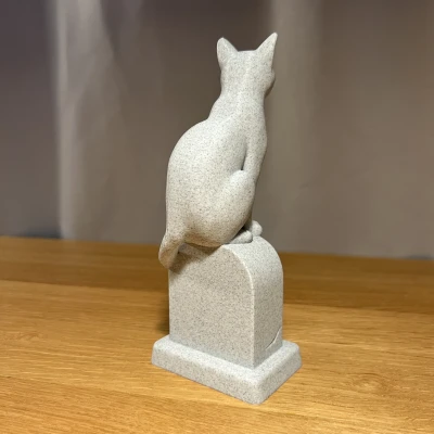 Tượng Mèo Trên Mộ 2