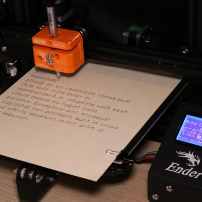 Đầu Trục Vẽ Bằng Bút 3D pltr V2 cho Máy In Creality Ender 3