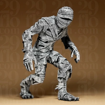 Tượng Mummy Hình Học