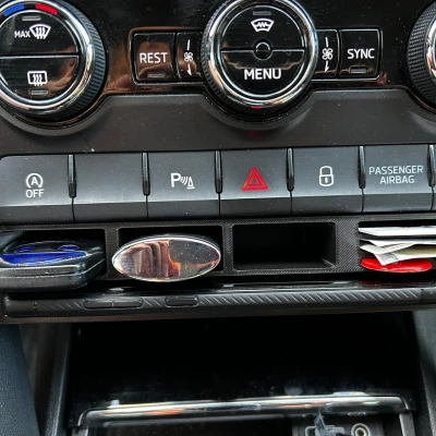 Bộ Tổ Chức Skoda Kodiaq - Karoq Dưới Bảng Điều Khiển AC