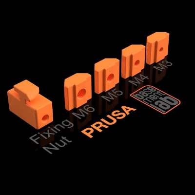 Đai Ốc T-Slot Ren M3 / M4 / M5 / M6 Vặn Cho Thanh Nhôm PRUSA