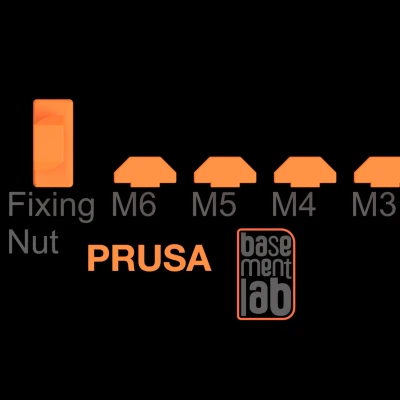 Đai Ốc T-Slot Ren M3 / M4 / M5 / M6 Vặn Cho Thanh Nhôm PRUSA