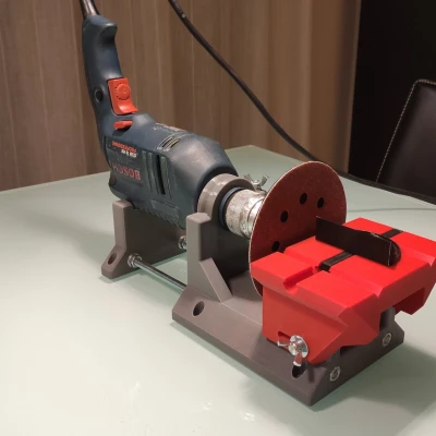 Máy Chà Nhám Đĩa Gắn Khoan